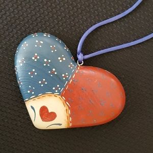 Wooden Heart Memento Keepsake